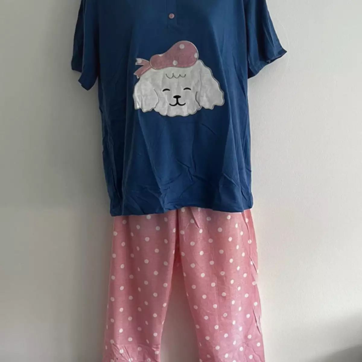 Pyjama nounours rose et bleu