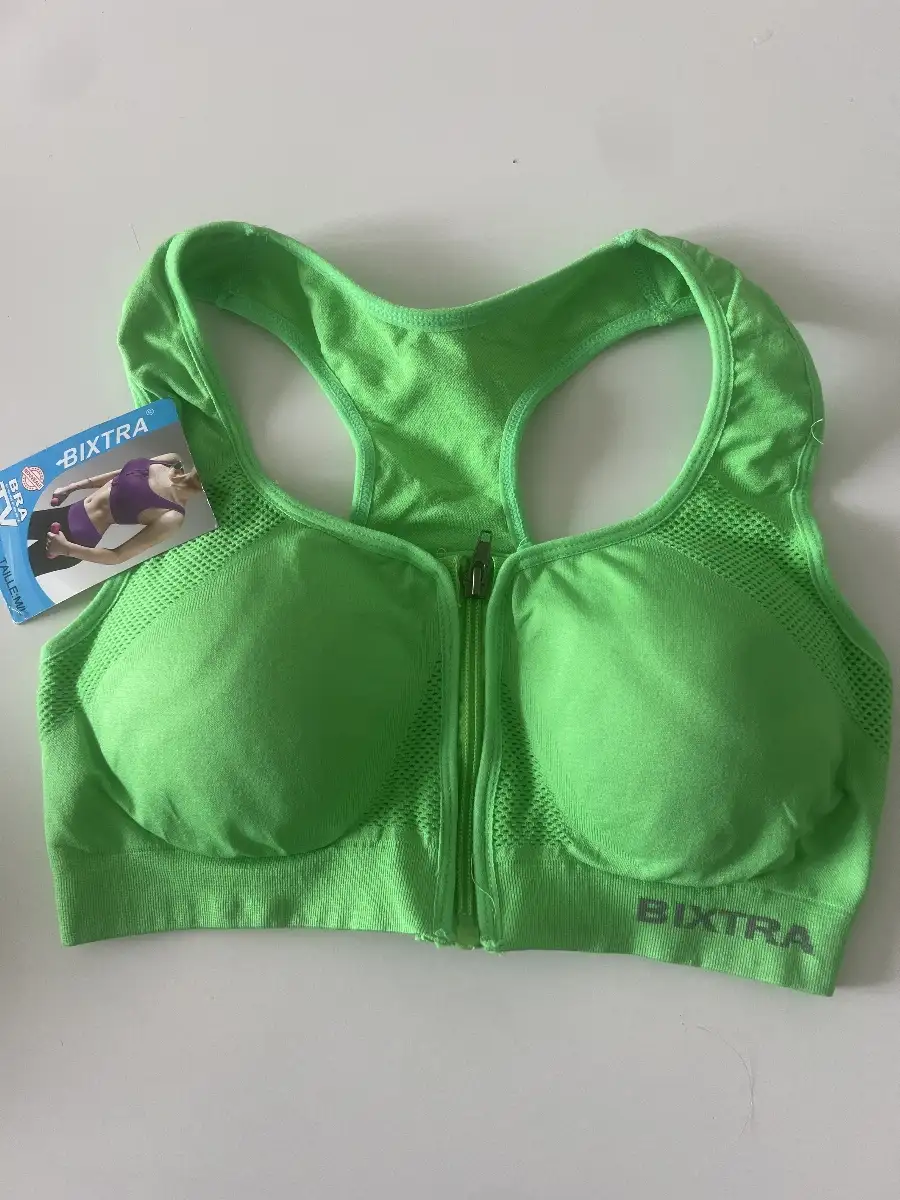 Brassière de sport avec fermeture Bixtra