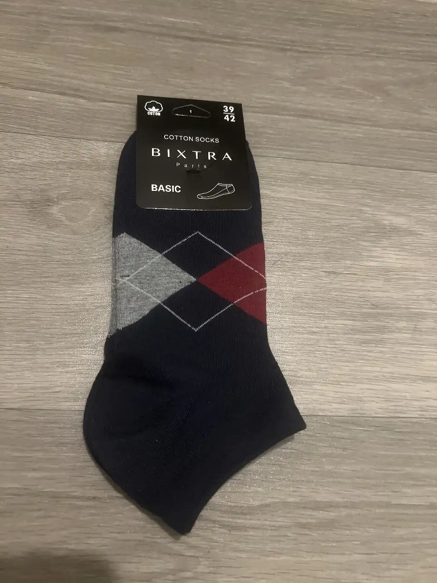 Chaussettes motifs losanges