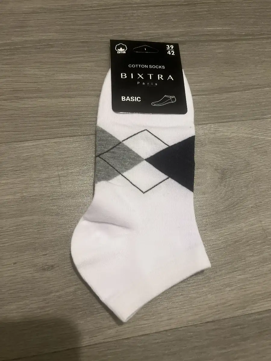 Chaussettes motifs losanges