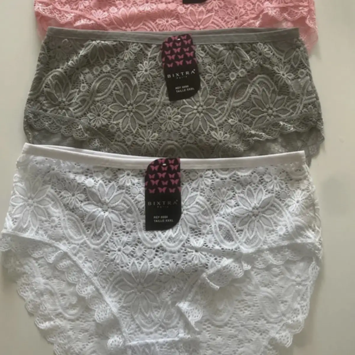 Lot de 3 culottes florales