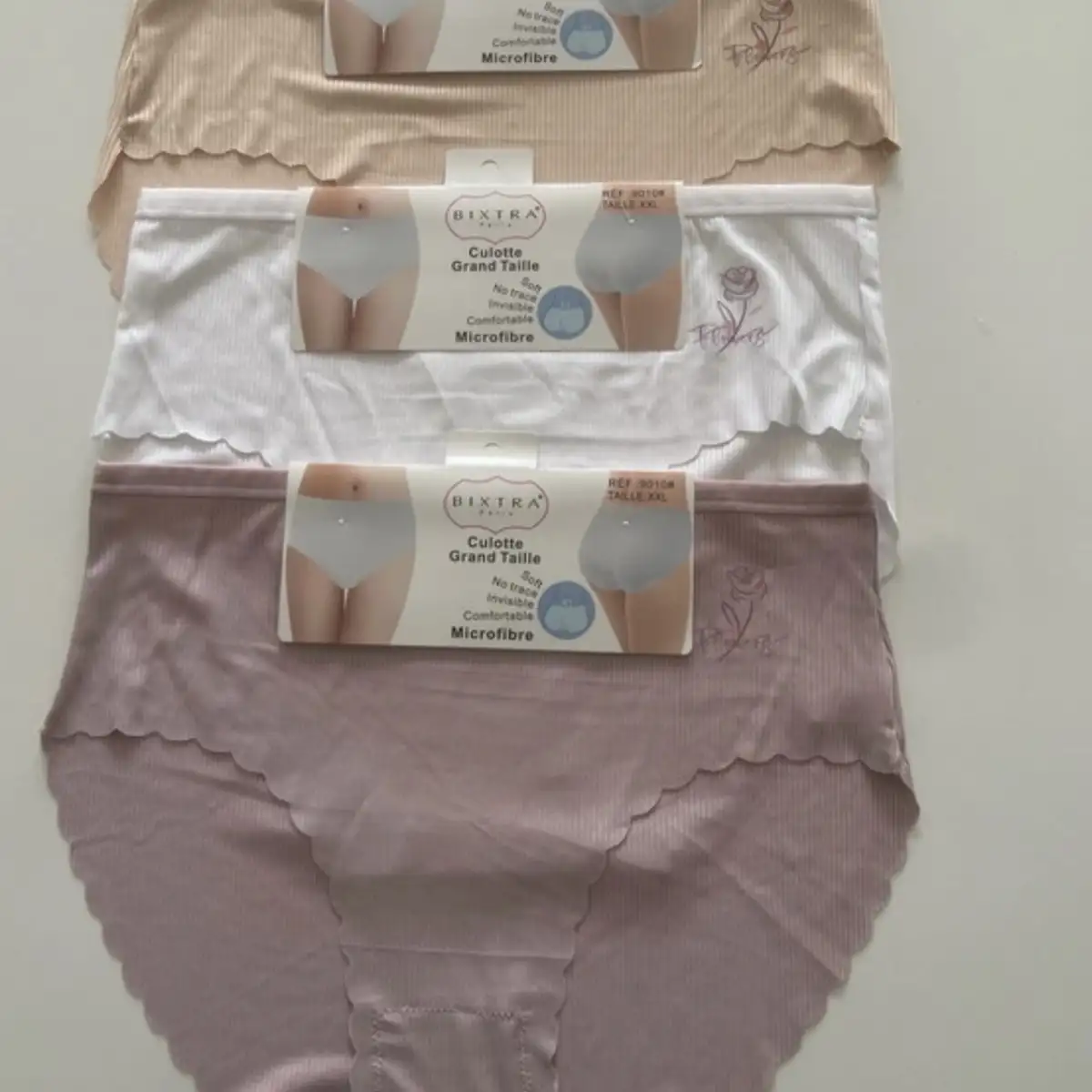 Lot de 3 culottes microfibre