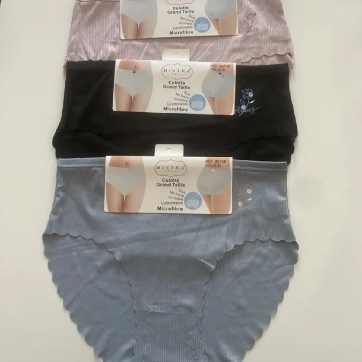 Lot de 3 culottes microfibre