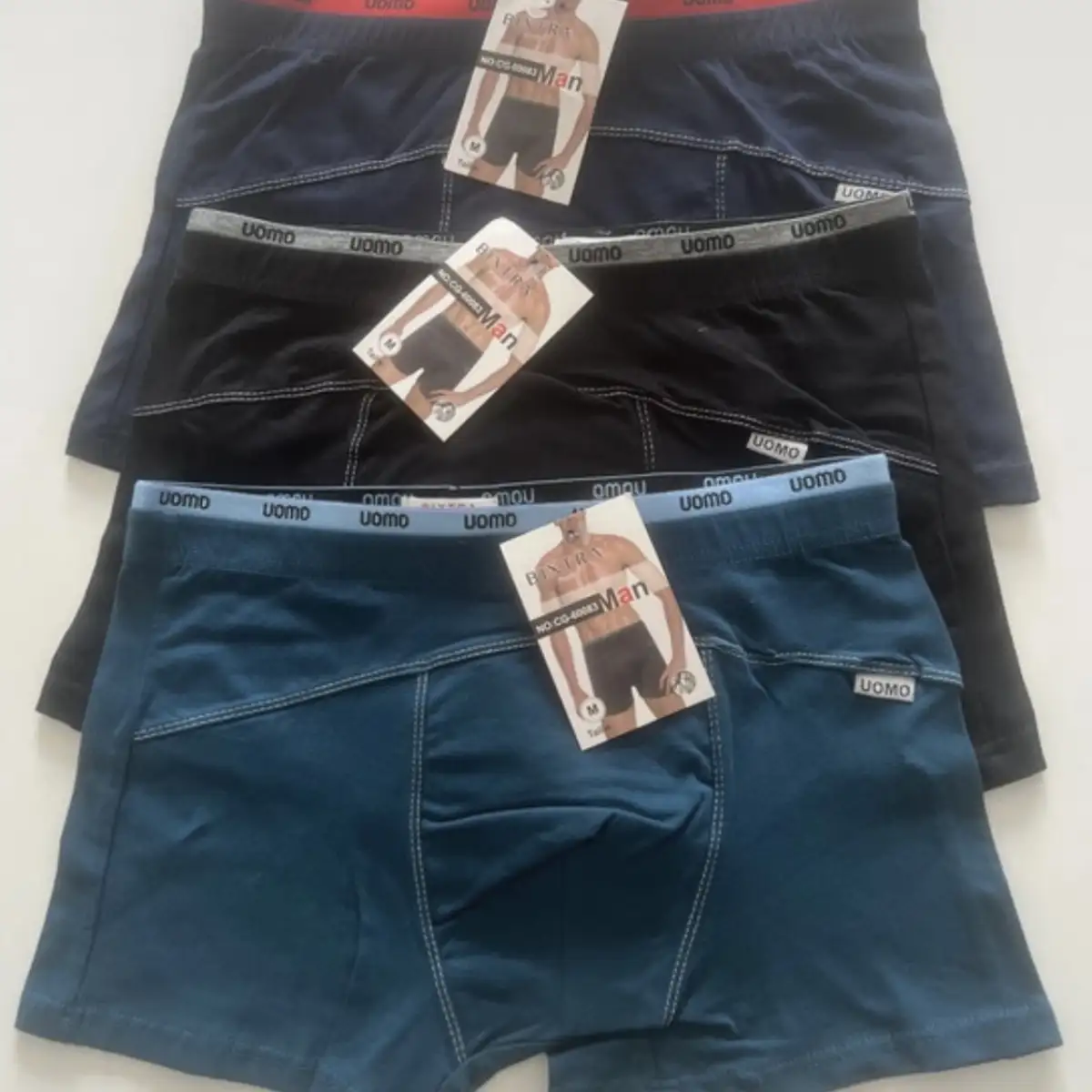 Lot de 3 boxers "UOMO"