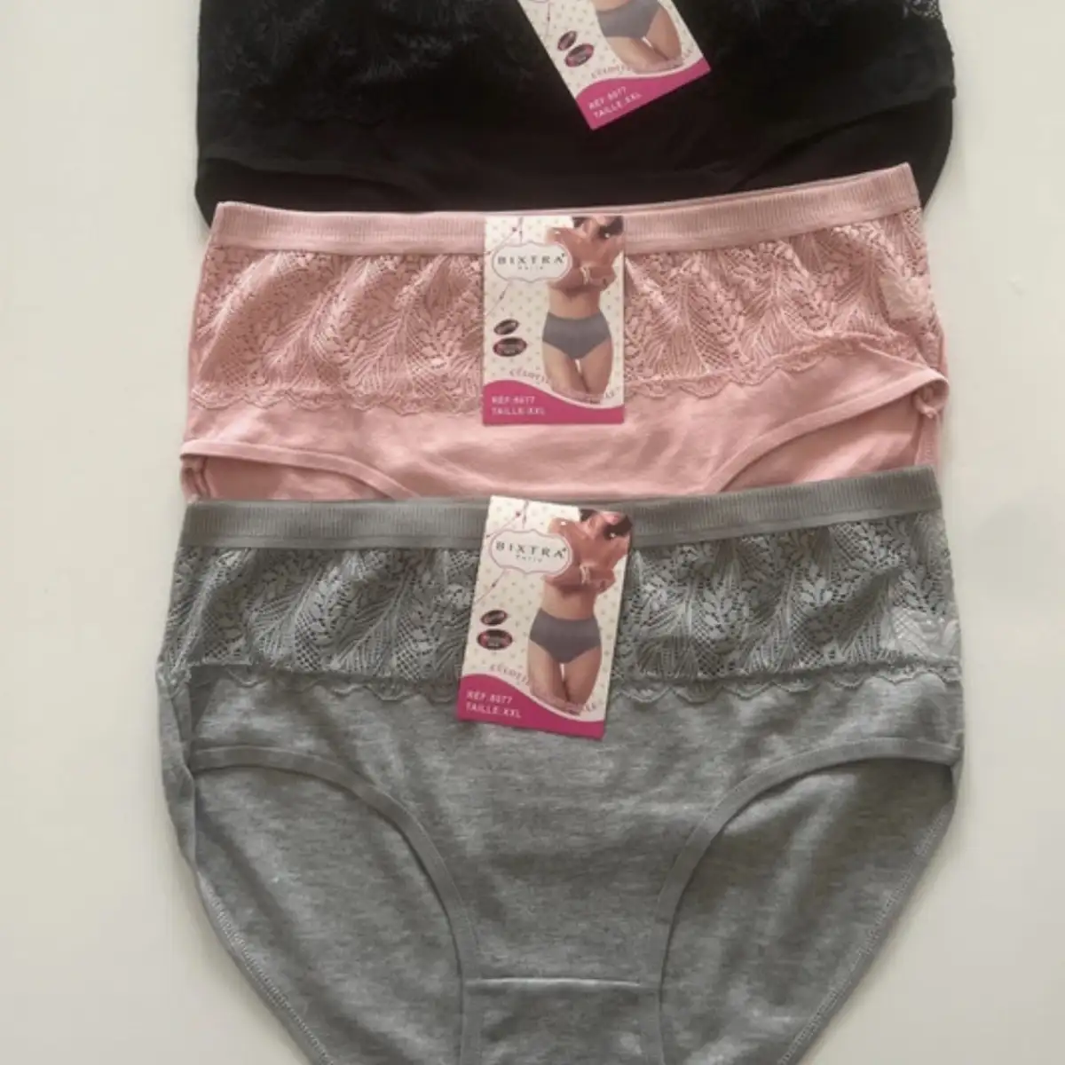 lot de 3 culottes coton