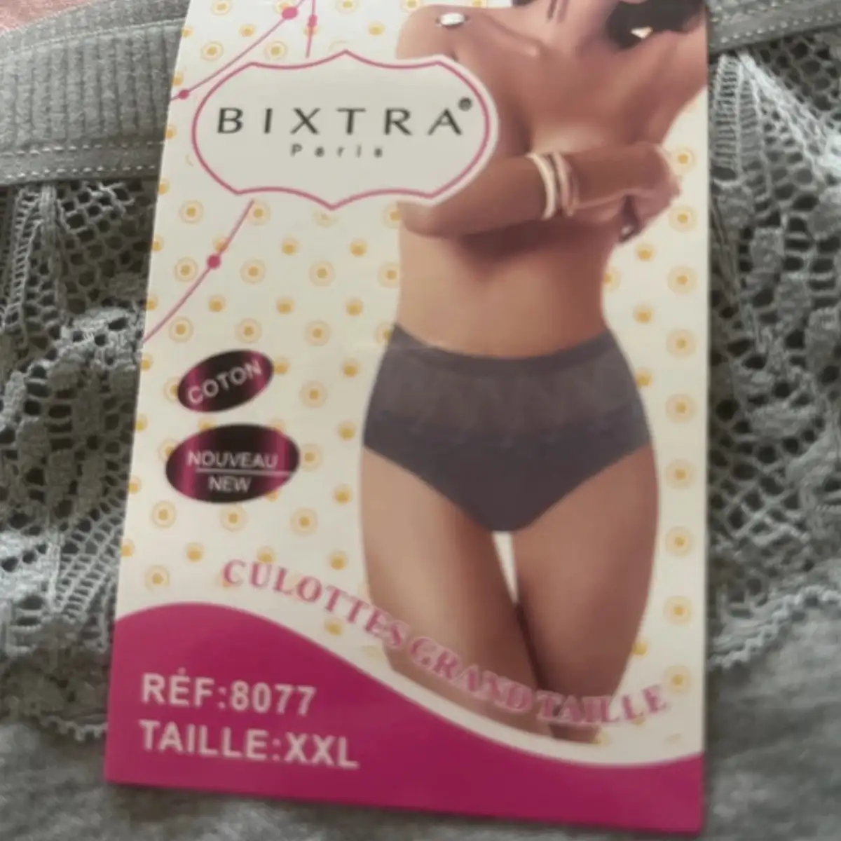 lot de 3 culottes coton